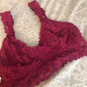 Aeropostale Intimates & Sleepwear - Pink Lace Bralette Aeropostale Intimates & Sleepwear - Pink Lace Bralette